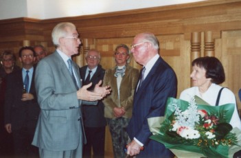 Hommage en 2002 avec Jacques Leduc
