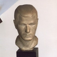 buste de E.Feldbusch, sculpteur Lambert, 1954