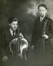 E.Feldbusch et son ami J.Wagener