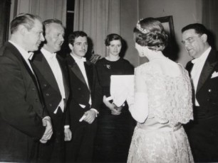 Le Trio Reine Elisabeth est salué par la Reine Fabiola en 1967
