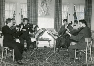 Le Quatuor de Liège 1954, Henri Koch, Emmanuel Koch, Eric Feldbusch et Louis Poulet